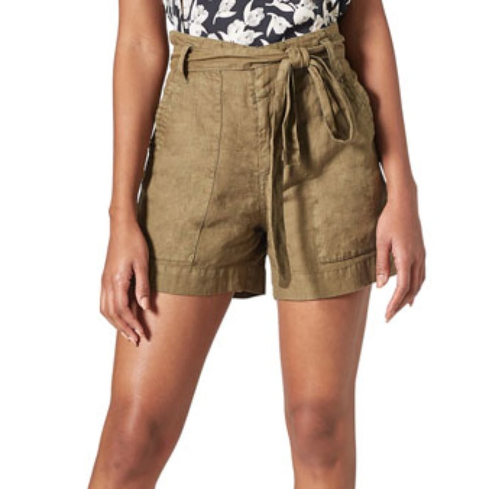 JOIE DAYNNA Linen Shorts 4